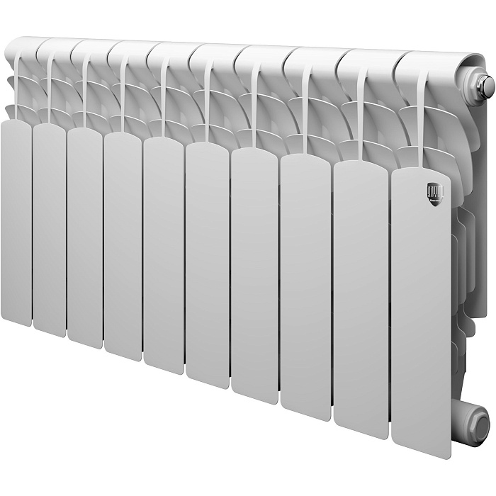 Радиатор алюм. Royal Thermo REVOLUTION 350x80 (бел.) 