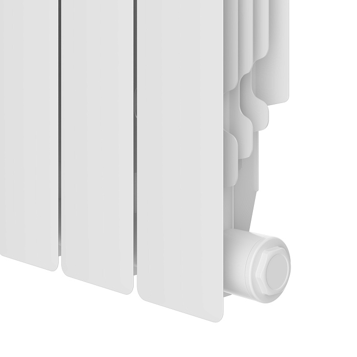Радиатор алюм. Royal Thermo REVOLUTION 350x80 (бел.) 