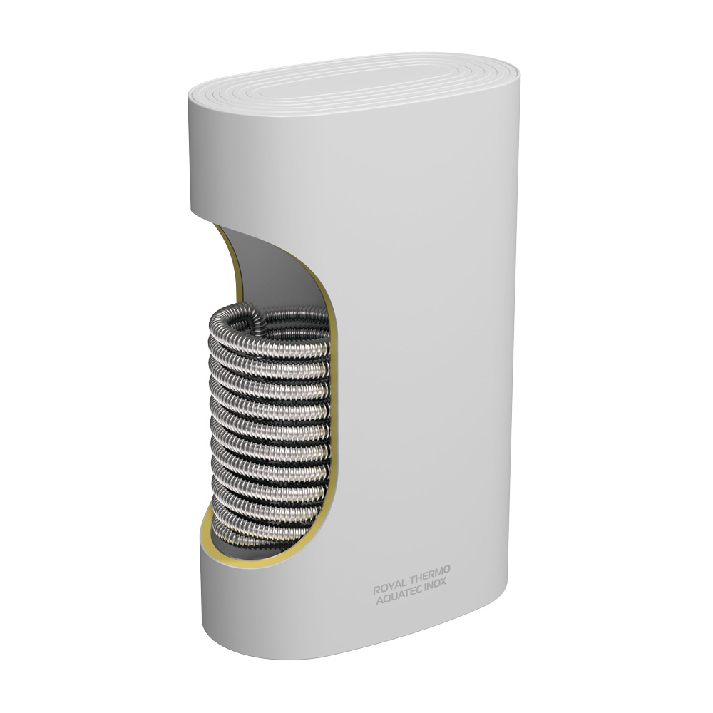 Бойлер косвен. нагрева Royal Thermo AQUATEC INOX-F 100л RTWX-F 100 (настен.)